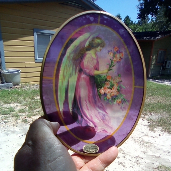 Vintage Enesco Thomas Cathey Angel Sun Catcher Suncatcher - Picture 2 of 6